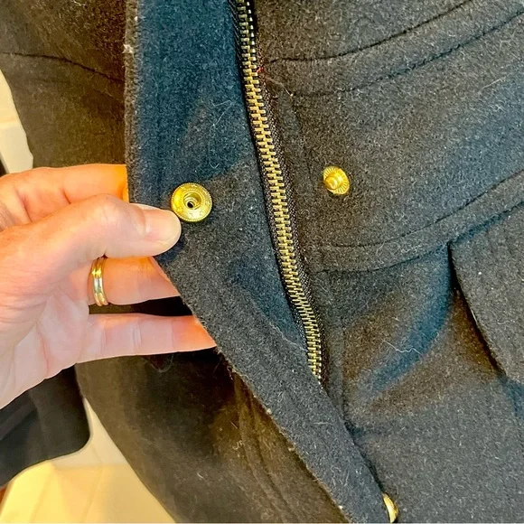 Cole Haan Black Women’s Wool-Blend lined jacket size 6 - Picture 4 of 8